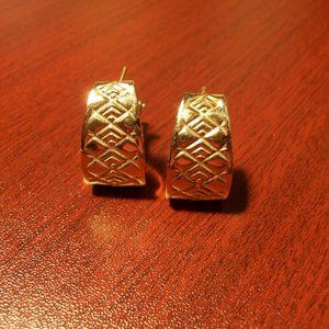 14K Yellow Gold Earrings